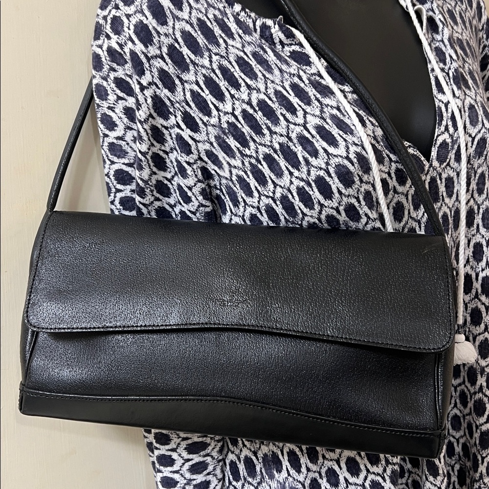TOSCA BLU Black Leather Purse